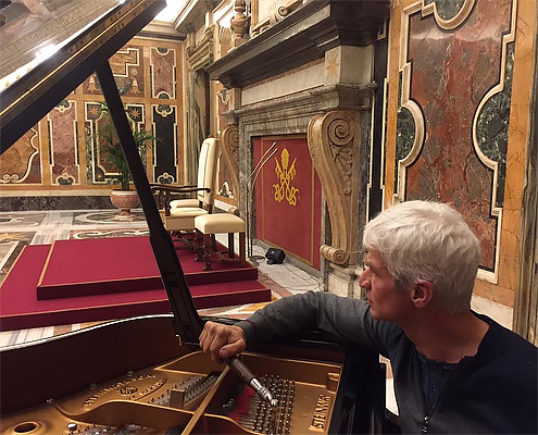 Giuseppe Floccari, Tecnico pianoforti